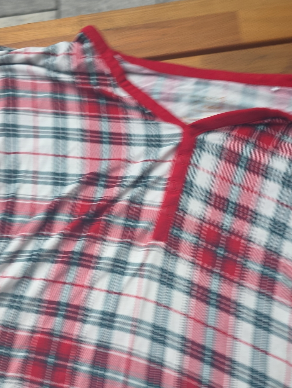 little Sleepies christmas Plaid Pajama Top - LITTLE SLEEPIES PERFECT SHAPE